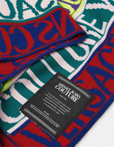 Picture of Versace Multi-Colored Logo Couture Scarf