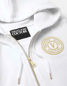 Picture of Versace V-Emblem White Sweat Jacket