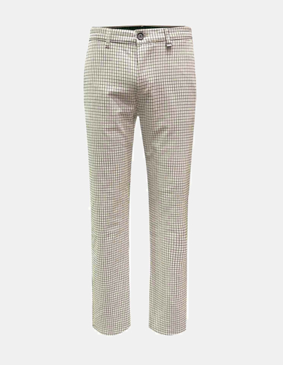 Picture of Karl Lagerfeld Check Stretch Luxury Pant