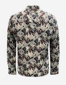 Picture of Pearly King Abstract Print Shirt