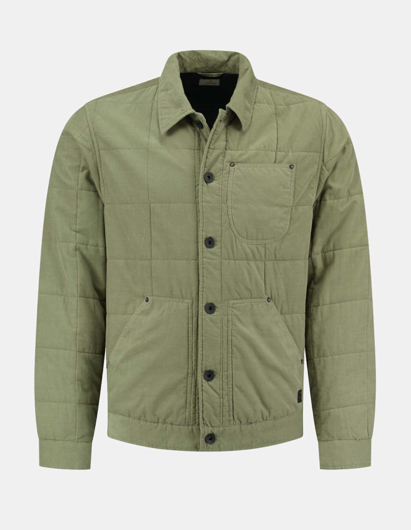 Picture of Dstrezzed Olive Babycord Quilted Jacket