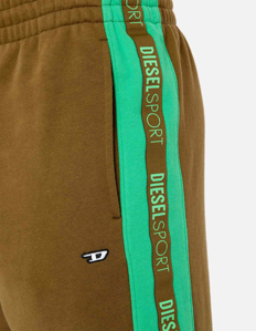Picture of Diesel Sport Tape Olive Sweatpants