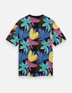 Picture of Scotch & Soda Floral Print Regular Tee