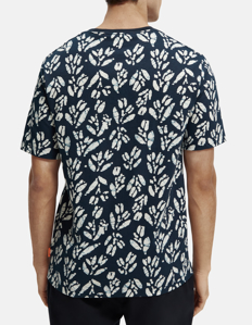 Picture of Scotch & Soda Printed Relax Regular Tee