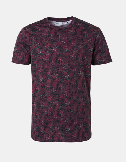 Picture of No Excess Red Floral Print Tee