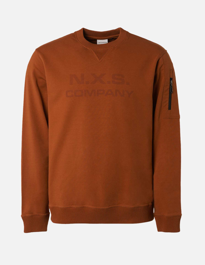 Picture of No Excess Brick Zip Detail Sweatshirt