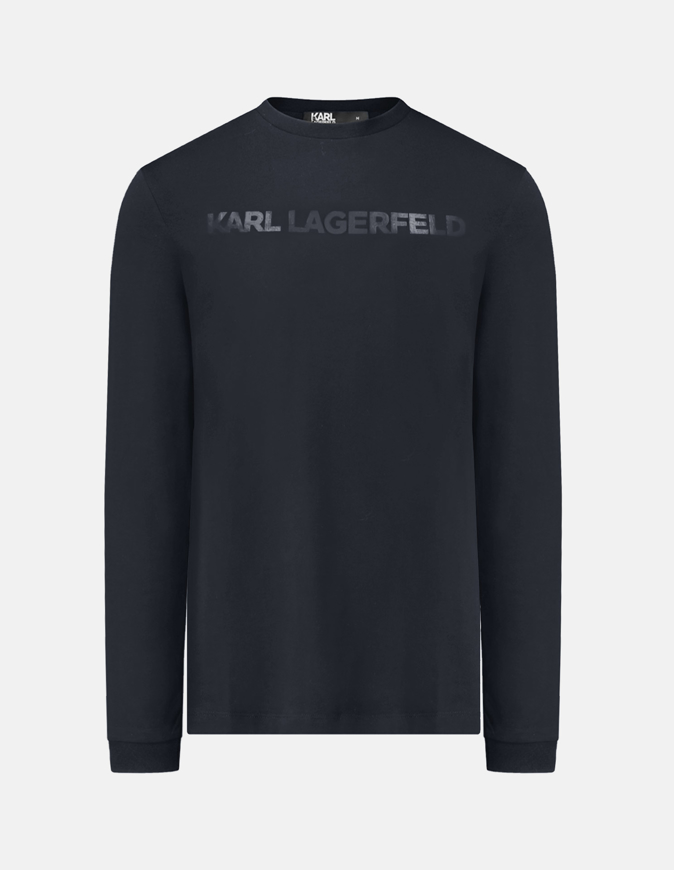 Picture of Karl Lagerfeld Logo Long-Sleeve Regular Tee
