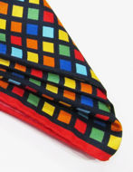 Picture of Hemley Multi-colored Check Pocket Square