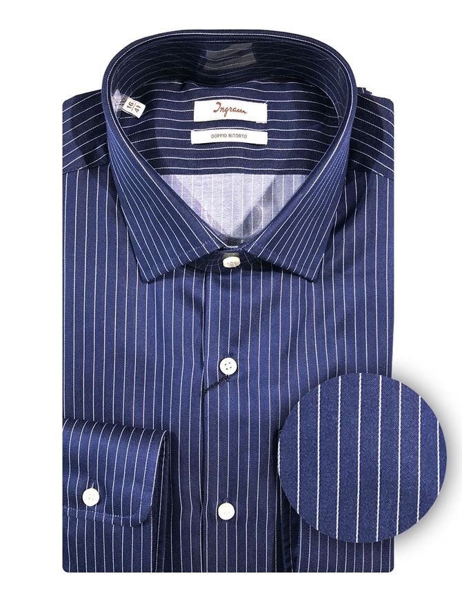 Picture of Ingram Lux Satin Stripe Shirt