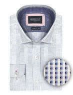 Picture of Brooksfield Shadow Dot Luxe Shirt -White