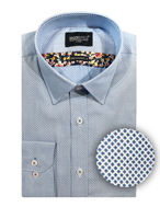Picture of Brooksfield Dot Dobby Luxe Shirt