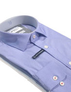 Picture of Brooksfield Blue Dots Stretch Shirt
