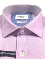 Picture of Brooksfield Lilac Dots Stretch Shirt