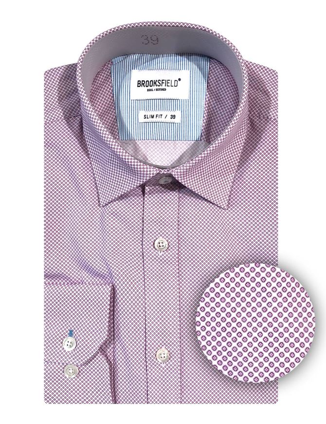 Picture of Brooksfield Pink Floral Dots Shirt