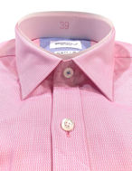 Picture of Brooksfield Pink Zigzag Weave Shirt
