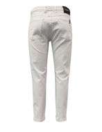 Picture of Reporter White Cotton Stretch Pants