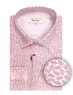 Picture of Ted Baker Red Leaf Print Shirt