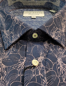 Picture of Ted Baker Purple Floral Print Shirt