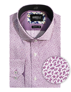 Picture of Brooksfield Purple Abstract Luxe Shirt