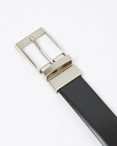 Picture of Loop Reversible Black & Tan 35mm Leather Belt