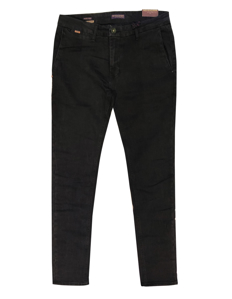 Picture of No Excess Washed Slim Stretch Black Pant