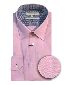 Picture of Ted Baker Sterling Pink Stretch Shirt