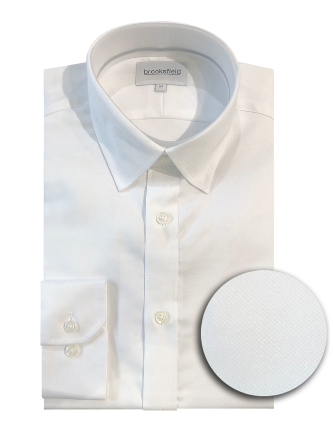 Picture of Brooksfield White Real Oxford Regular Shirt