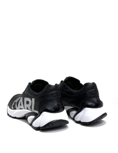 Picture of Karl Lagerfeld Silver Logo Black Sneaker