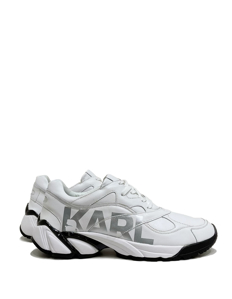 Picture of Karl Lagerfeld Silver Logo White Sneaker