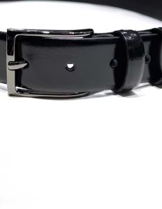 Picture of Loop Black Patent 30mm Double Keepers Belt