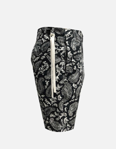 Picture of Replay Black Paisley Stretch Shorts
