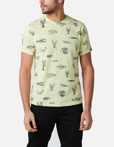 Picture of No Excess Lemon Lobster Print Tee