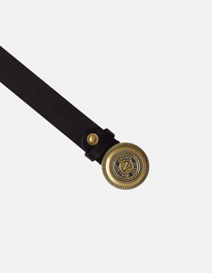 Picture of Versace Jeans Couture Dark Gold Emblem Belt