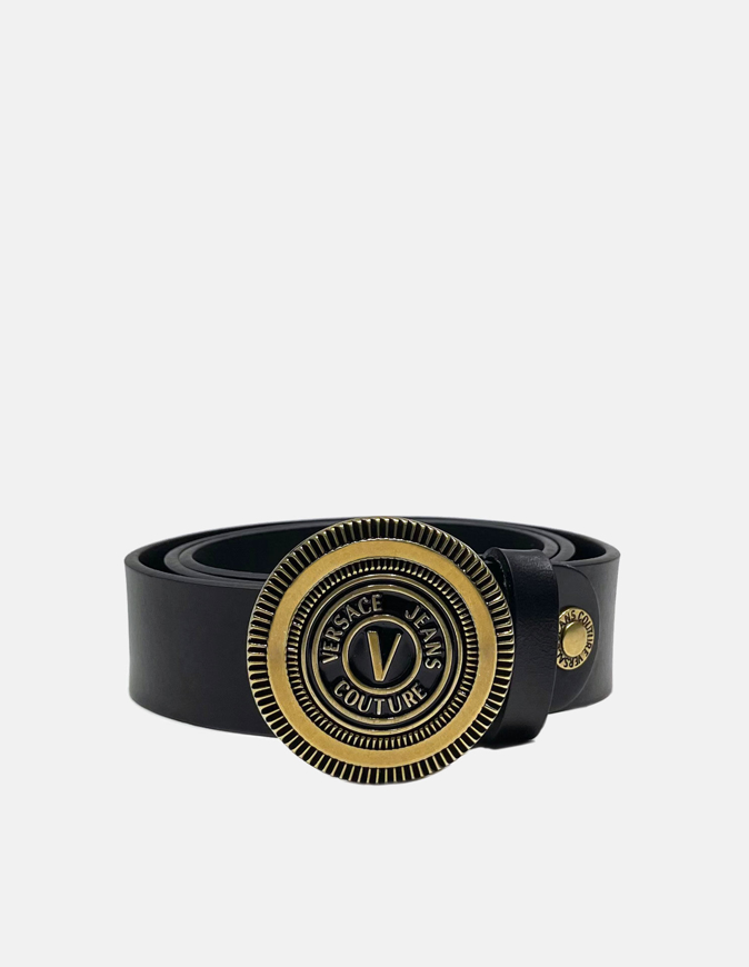 Picture of Versace Jeans Couture Dark Gold Emblem Belt