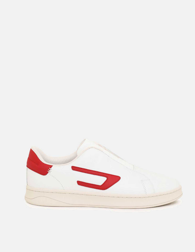 Picture of Diesel Athene So Low Slip-on Red D Sneaker