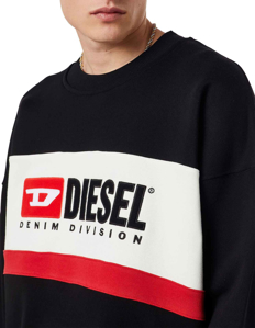 Picture of Diesel Striped Oversize Sweatshirt