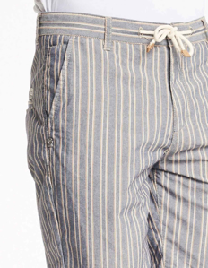 Picture of Gaudi Brown Stripe Slim Shorts