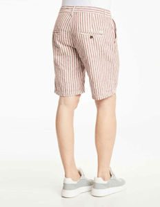 Picture of Gaudi Striped Linen Slim Shorts
