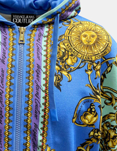 Picture of Versace Sun Garland Panel Sweat Jacket
