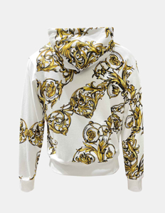 Picture of Versace Garland Baroque White Sweat Jacket