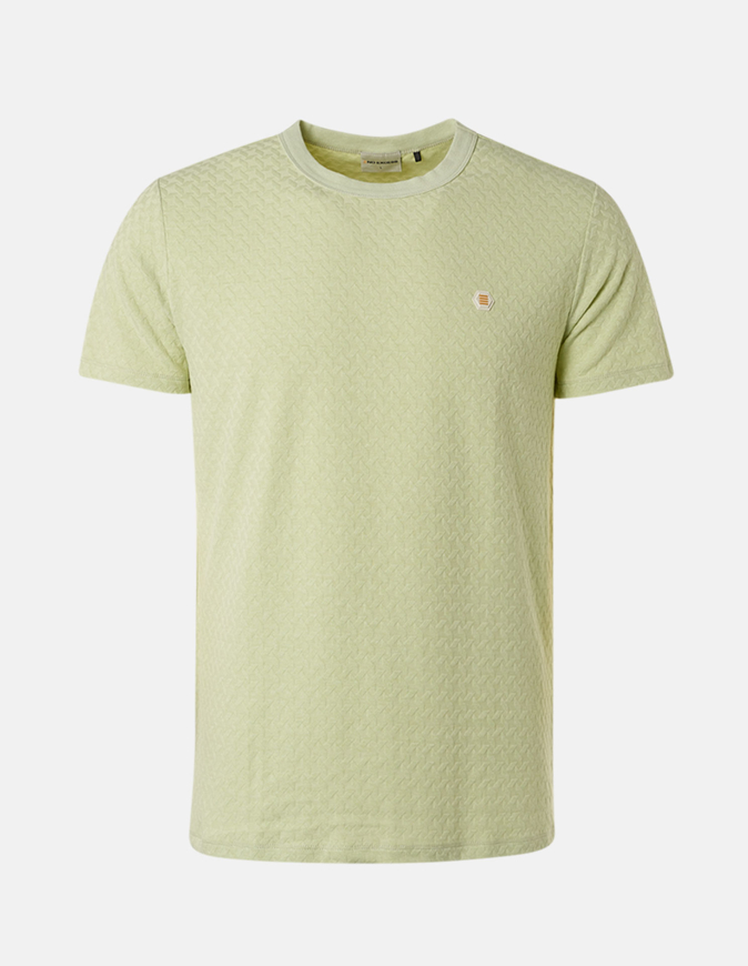 Picture of No Excess Mint Jacquard Knitted Tee