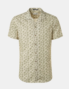 Picture of No Excess Olive Leaf Print S/S Shirt