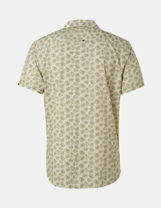 Picture of No Excess Olive Leaf Print S/S Shirt