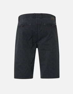 Picture of No Excess Navy Stretch Check Shorts