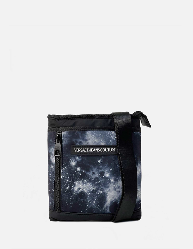 Picture of Versace Galaxy Zip Messenger Bag