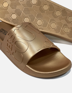 Picture of Versace Jeans Couture Metallic Gold Slide