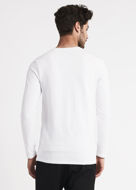 Picture of Gaudi Silver Print L/S White Tshirt