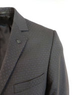 Picture of Karl Lagerfeld Navy Square Check Suit
