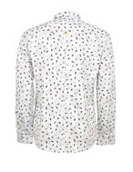 Picture of No Excess Camera Print Shirt in White