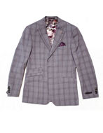 Picture of Ted Baker Lilac Over Check Suit